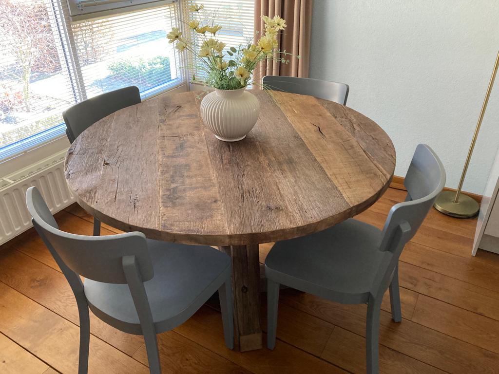oud eiken eettafel